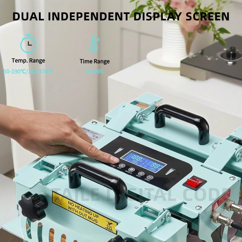 2-in-1 Upgraded Double Stations 30oz Tumbler Heat Press Machine 