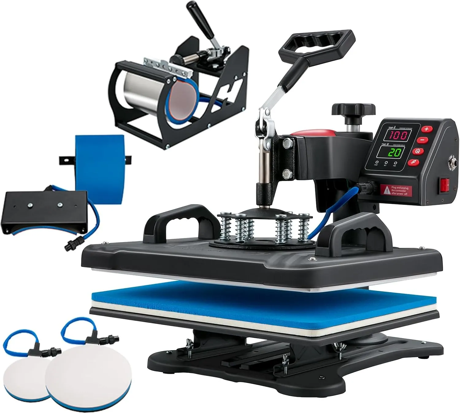 29x38cm combo heat press machine 5-in-1