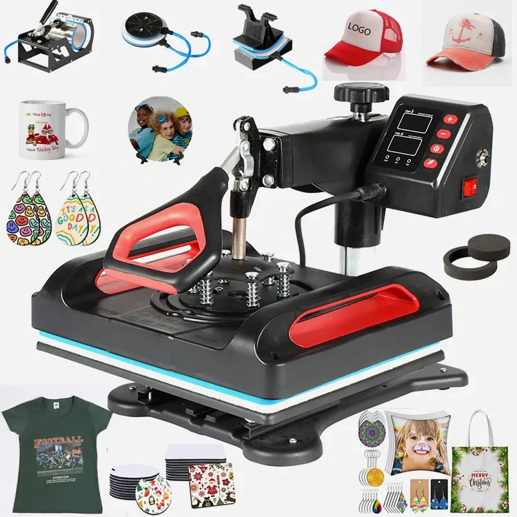 29x38cm combo heat press machine 8-in-1 