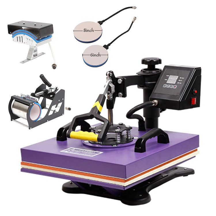 38x38cm 5-in-1 combo heat press machine 