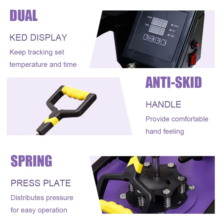 38x38cm 5-in-1 combo heat press machine 