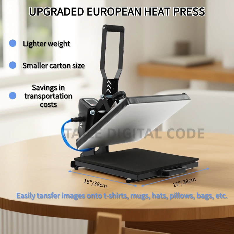 38x38cm Upgraded Heat Press Machine Slide out