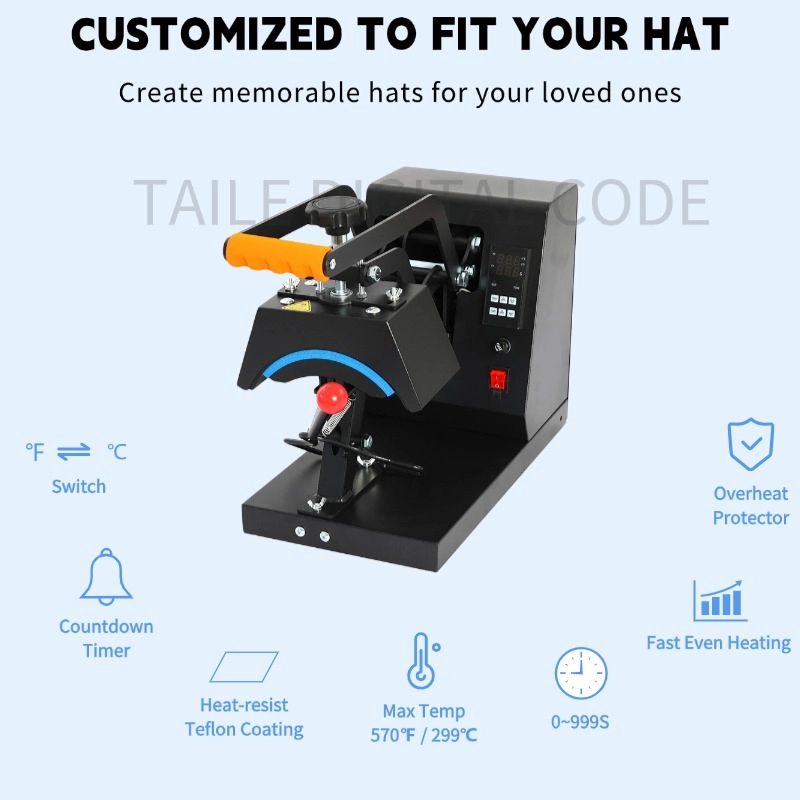 4-in-1 Hat Cap Heat Press Machine