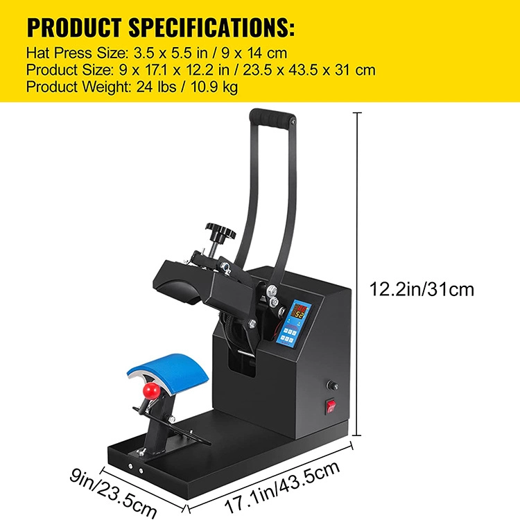 Hat Cap Heat Press Machine