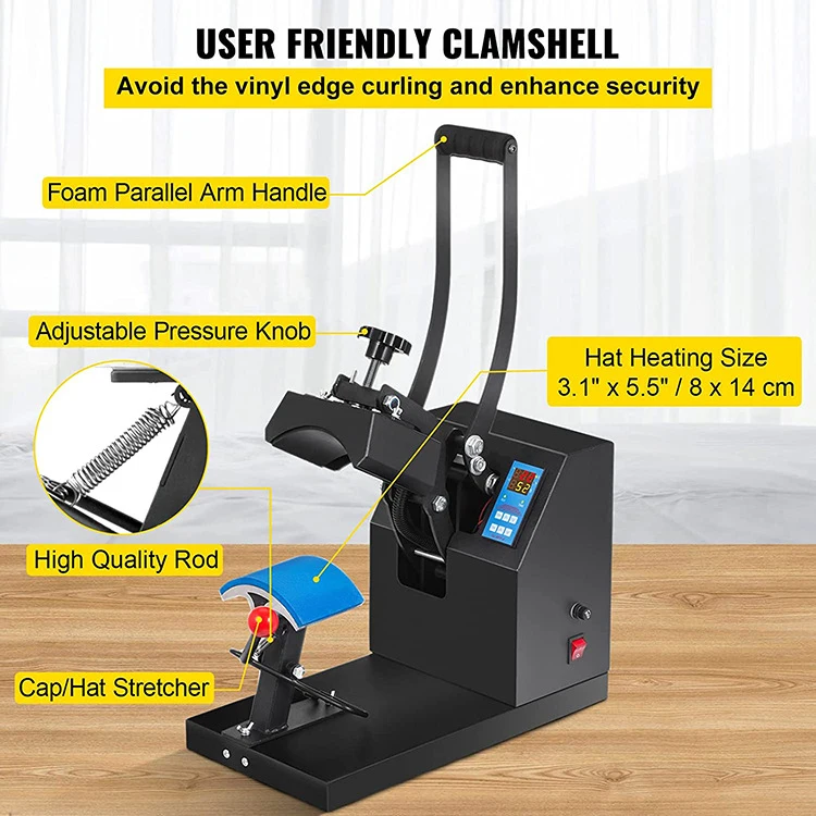 Hat Cap Heat Press Machine