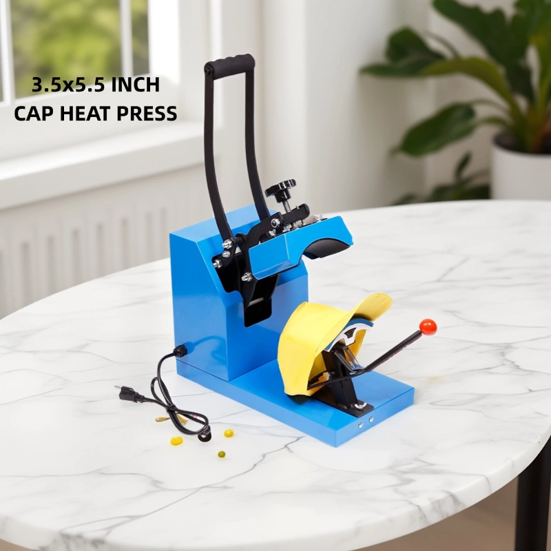 Hat Cap Heat Press Machine Blue 