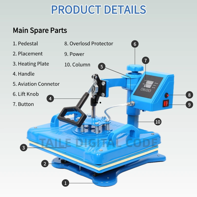 29x38cm swing away heat press machine