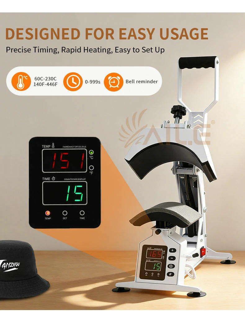 Heat Press Hat Machine