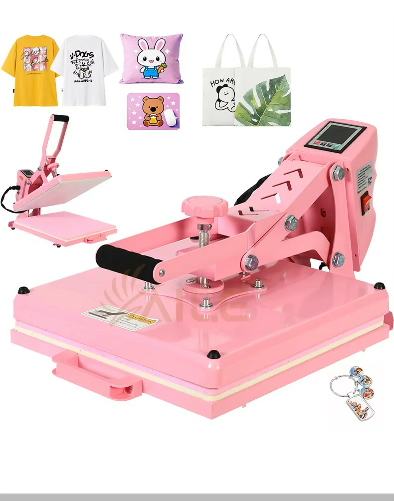 Heat Press Machine with Slide-Out Drawer 2 Heat Press Machine with Slide-Out Drawer