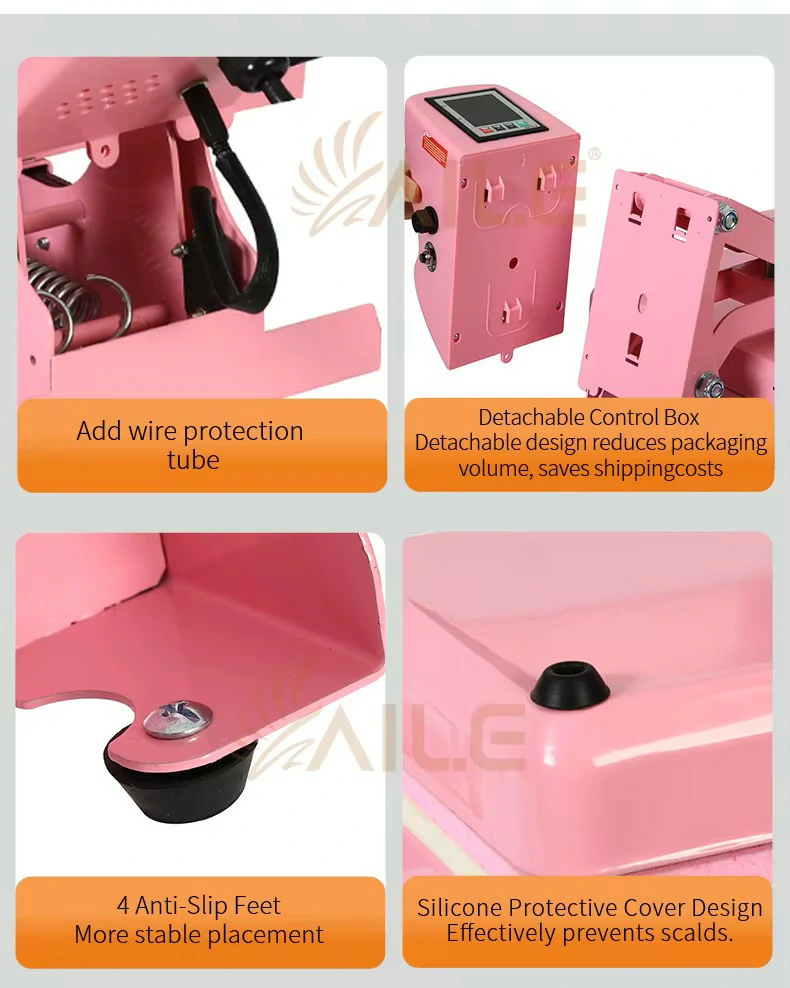 Heat Press Machine with Slide-Out Drawer