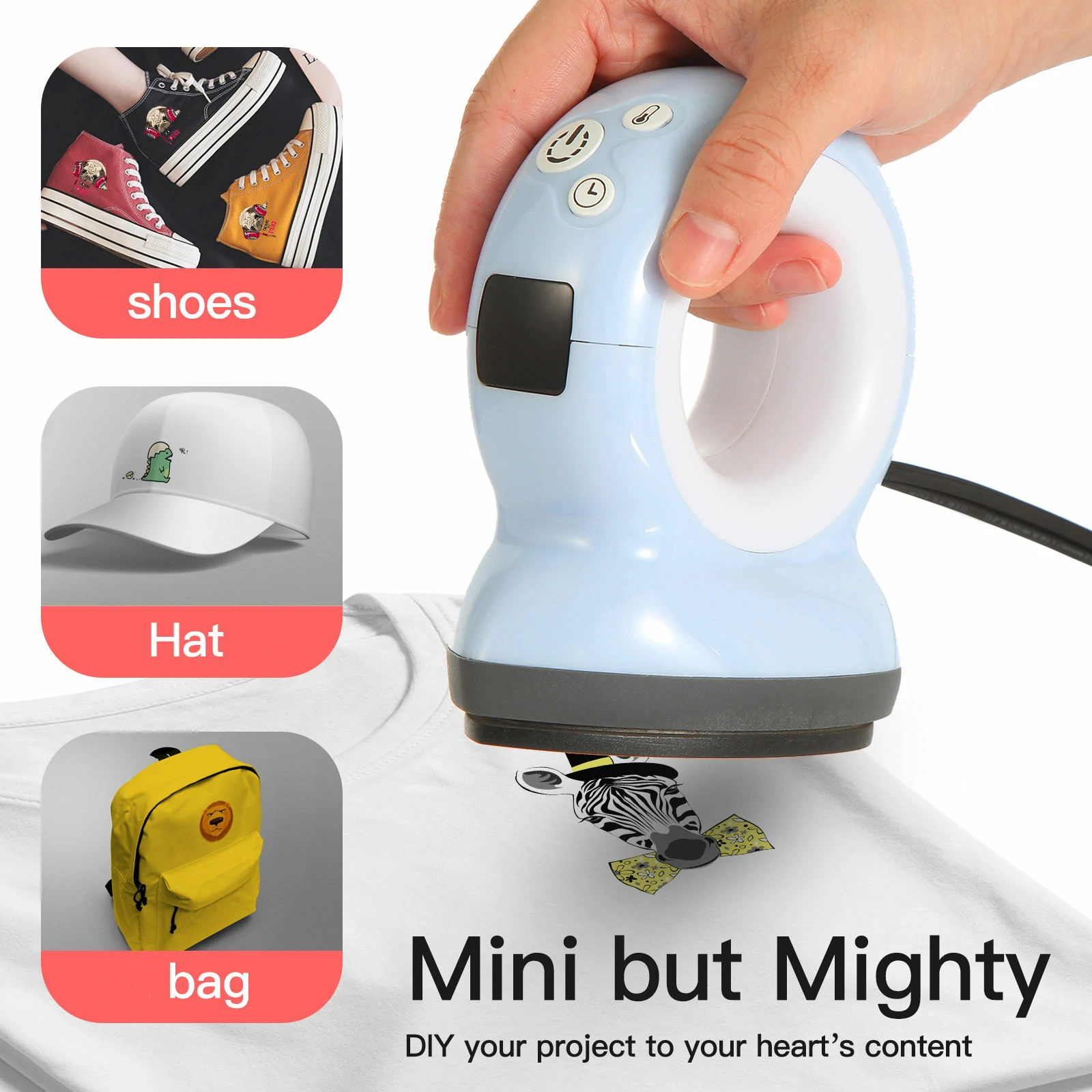 Mini Portable Heat Press Machine