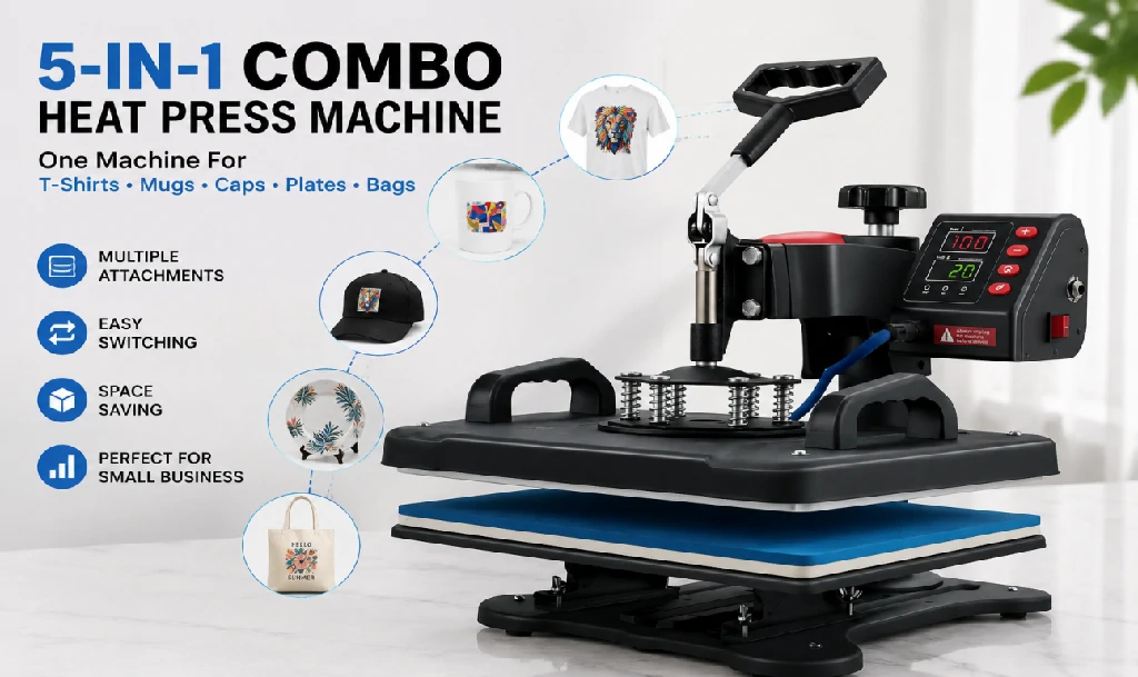 5-in-1 combo heat press machine 5-in-1 combo heat press machine