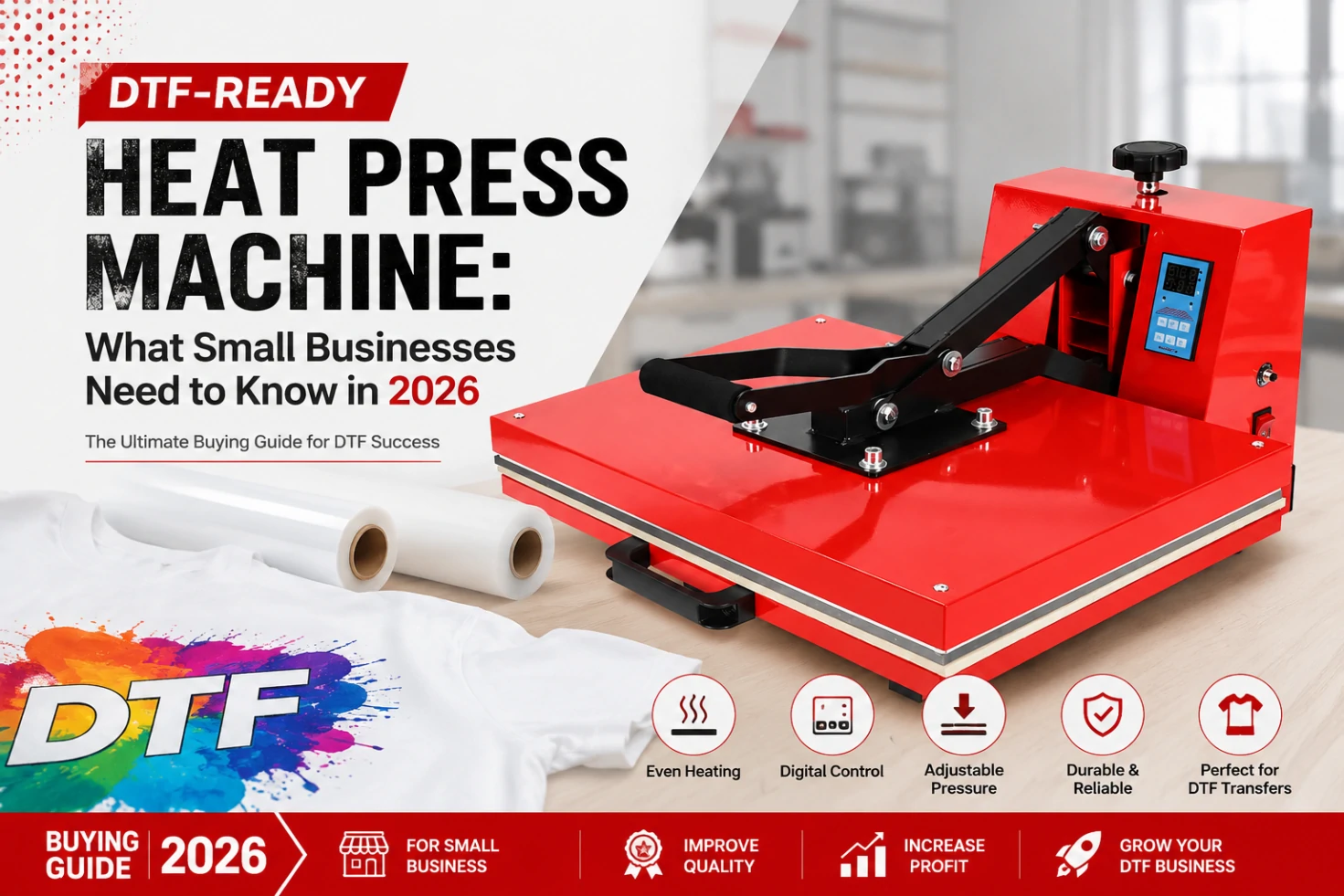 DTF heat press machine DTF heat press machine